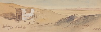 Dendera, 9:00 Uhr, 15. Januar 1867 (156) von Edward Lear